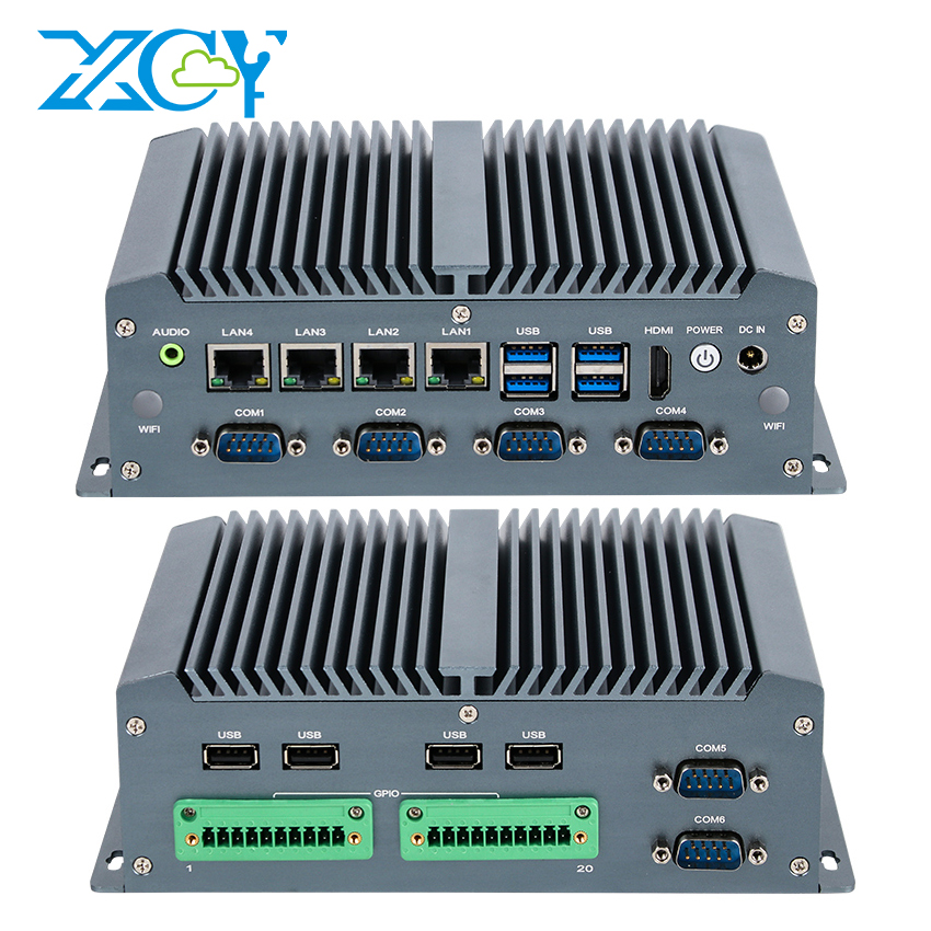 Intel Cpu Core I5 - มินิพีซีอุตสาหกรรมไร้พัดลม XCY X77 ใช้ซีพียู Intel Core