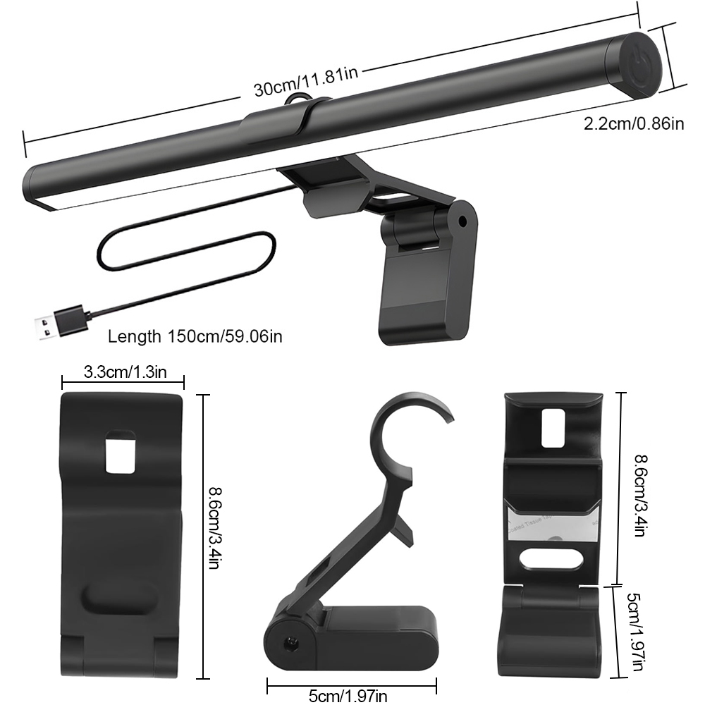 Monitor Light Bar - โคมไฟแขวนหน้าจอคอมพิวเตอร์แบบ RGB สำหรับการเรียน/ทำงาน/เล่นเกม ช่วยปกป้องสายตา
