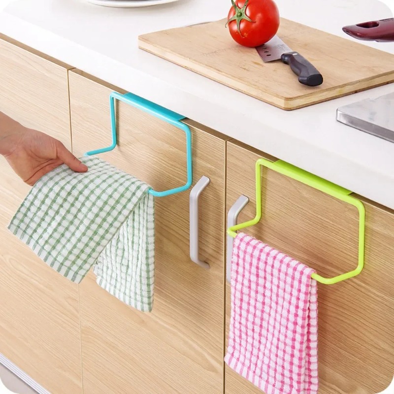 Tech Accessories Organizer - ที่แขวนผ้าเช็ดตัวแบบแขวนพลาสติก 1 ชิ้น อเนกประสงค์ ใช้กับตู้ ตู้เก็บของ