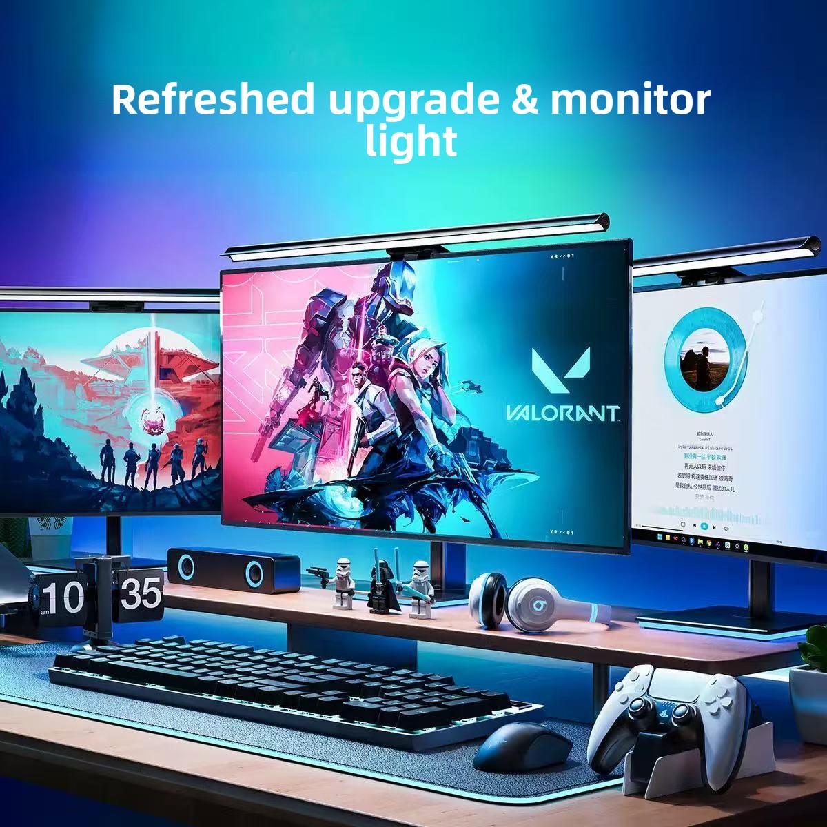 แถบไฟหน้าจอแบบสัมผัส RGB พร้อม - Monitor Light Bar บทวิจารณ์และราคา