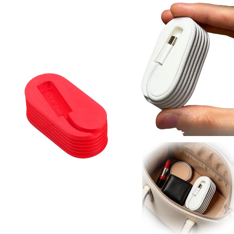 1/2PCS ที่เก็บสายเคเบิลแบบพกพา - Travel Cable Organizer บทวิจารณ์และราคา