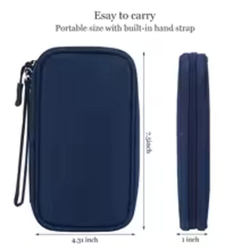 1 ชิ้น สีเทา/สีดำ/สีชมพู/สีกรม - Travel Cable Organizer บทวิจารณ์และราคา