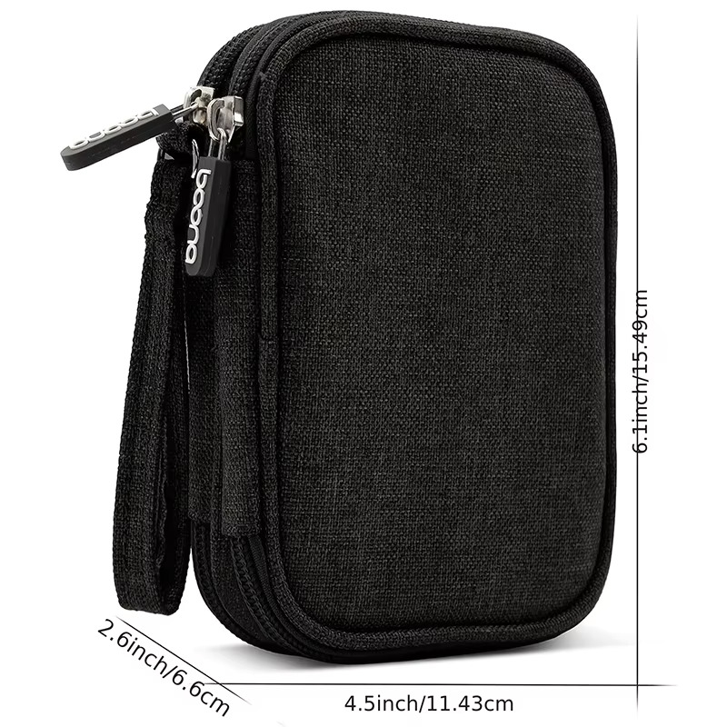 1 ชิ้น สีเทา/สีดำ/สีชมพู/สีกรม - Travel Cable Organizer บทวิจารณ์และราคา