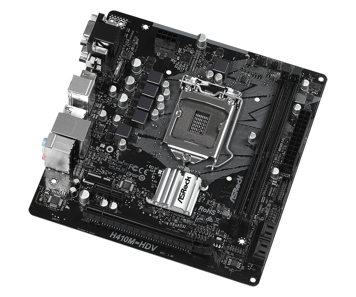 เมนบอร์ด ASROCK H410M-HDV รองร - Intel Cpu Core I5 บทวิจารณ์และราคา