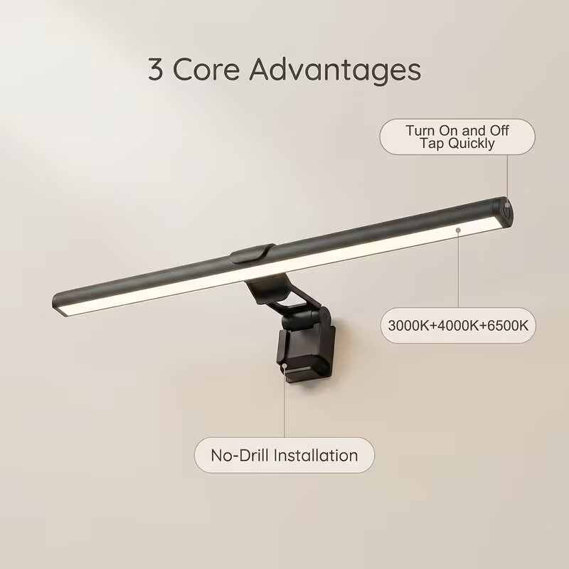แถบไฟสำหรับจอภาพแบบหรี่แสงได้  - Monitor Light Bar บทวิจารณ์และราคา
