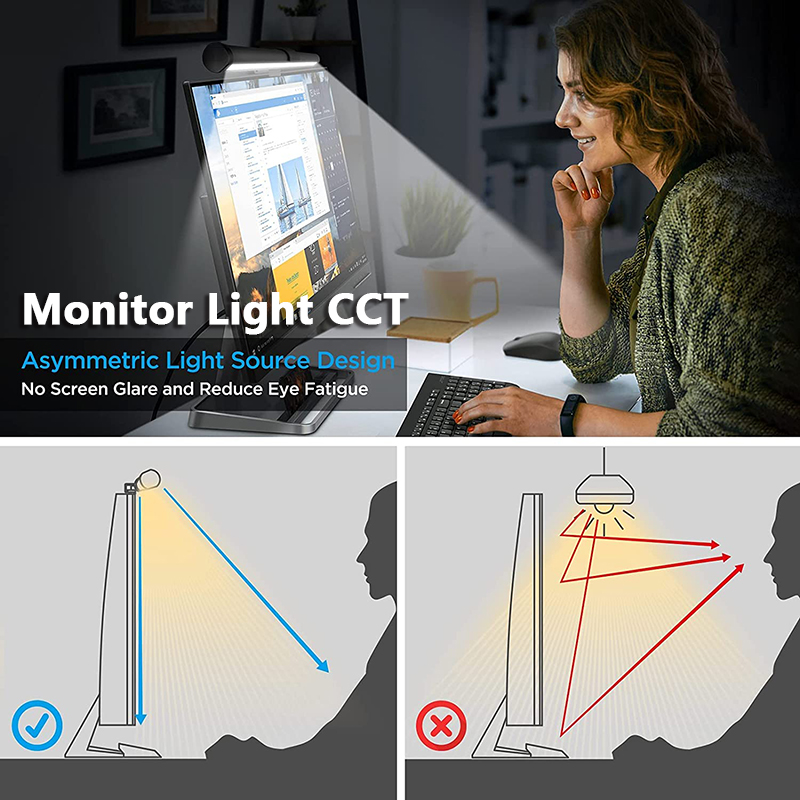 โคมไฟตั้งโต๊ะ RGB ขนาด 40 ซม.  - Monitor Light Bar บทวิจารณ์และราคา