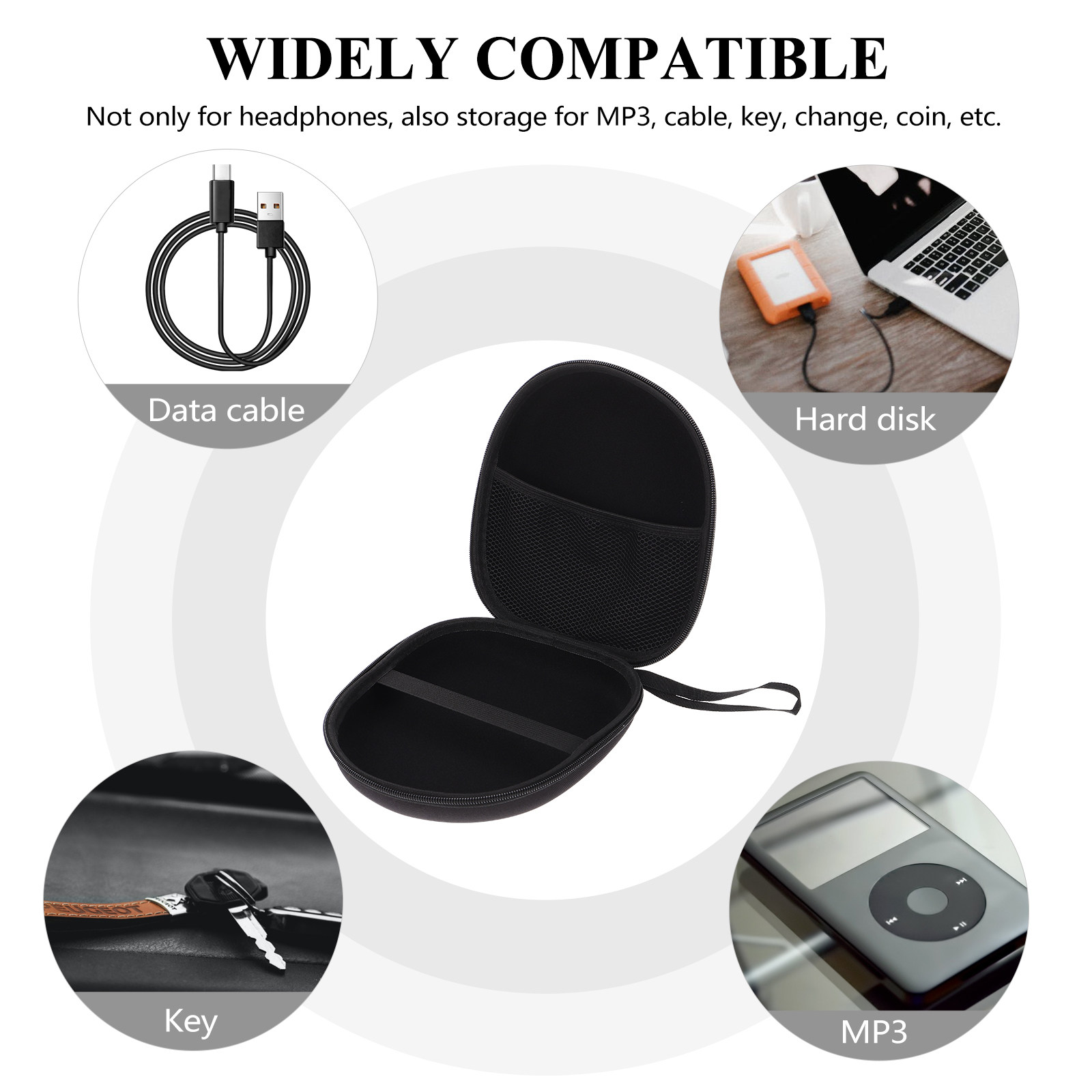 กระเป๋าใส่หูฟังแบบพกพา 1 ชิ้น  - Travel Cable Organizer บทวิจารณ์และราคา