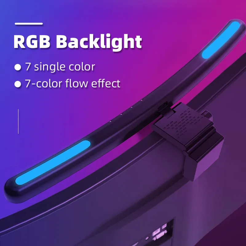 โคมไฟหน้าจอแอลอีดีโค้ง USB RGB - Monitor Light Bar บทวิจารณ์และราคา