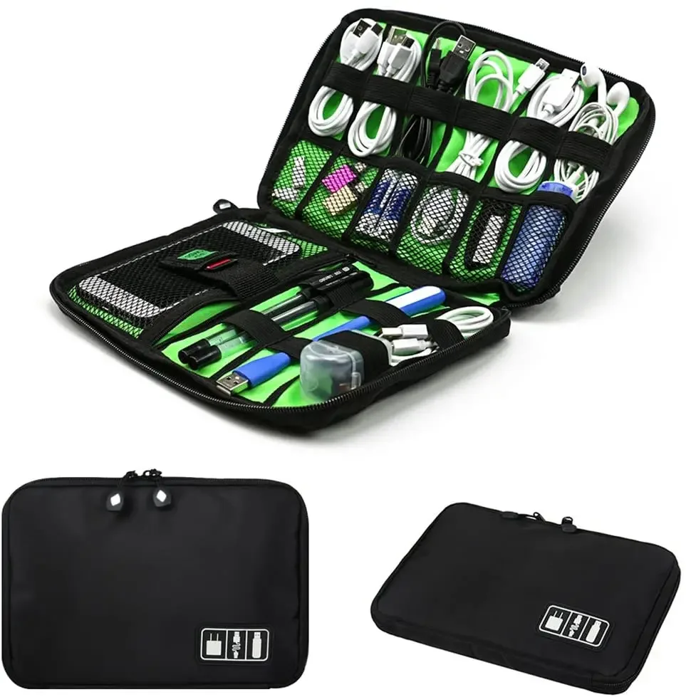 ชุดอุปกรณ์จัดเก็บสายเคเบิล กระ - Travel Cable Organizer บทวิจารณ์และราคา