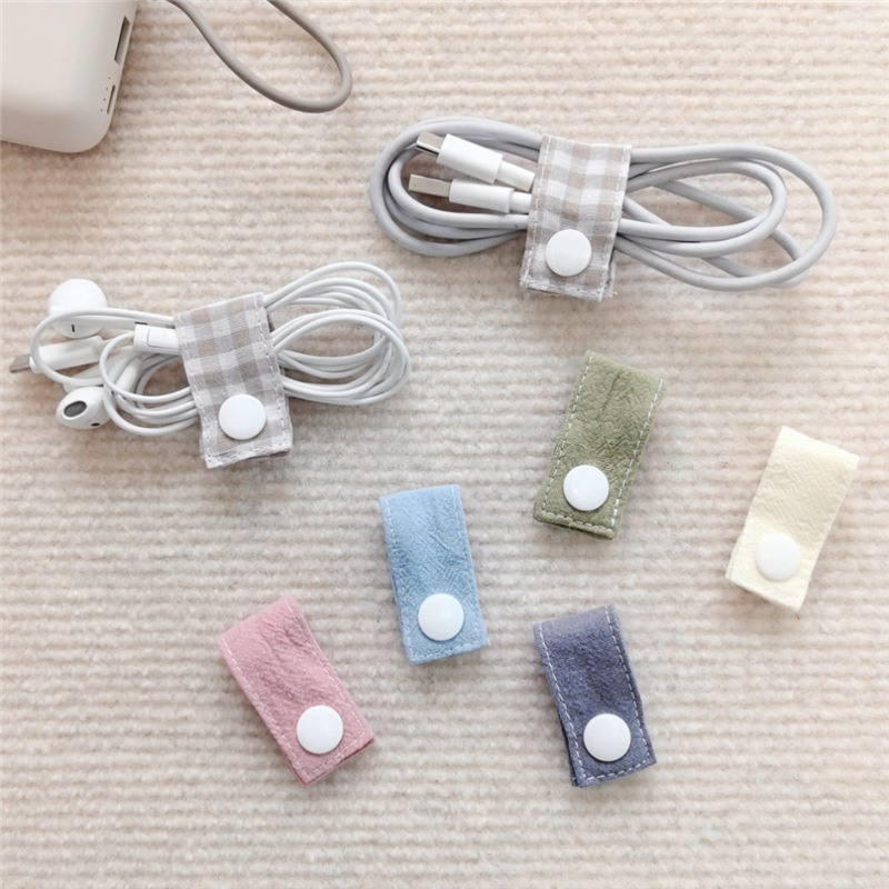 ที่เก็บสายเคเบิลแบบผ้า สายรัดแ - Travel Cable Organizer บทวิจารณ์และราคา