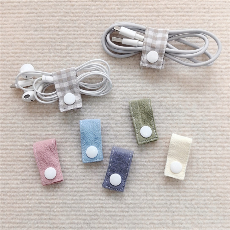 ที่เก็บสายเคเบิลแบบผ้า สายรัดแ - Travel Cable Organizer บทวิจารณ์และราคา