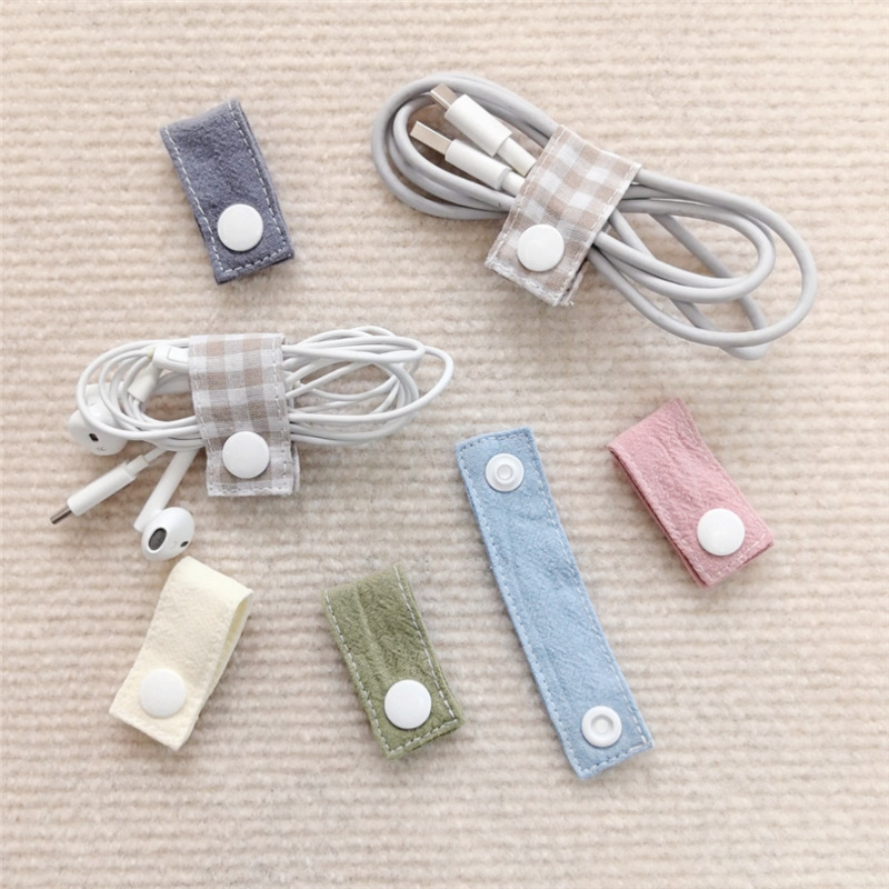 ที่เก็บสายเคเบิลแบบผ้า สายรัดแ - Travel Cable Organizer บทวิจารณ์และราคา